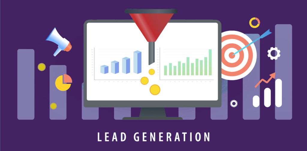 Lead Generation with sales funnel