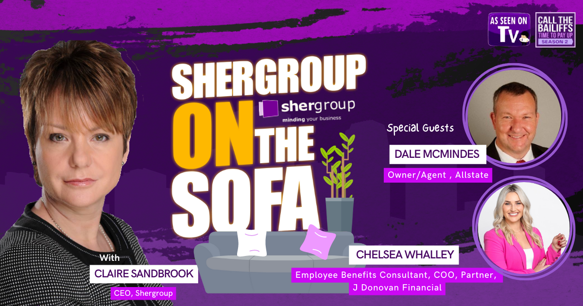  Shergroup On The Sofa with Dale McMindes and Chelsea Whalley