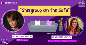 SHERGROUP ON THE SOFA | Claire Sandbrook