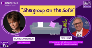 SHERGROUP ON THE SOFA | Claire Sandbrook